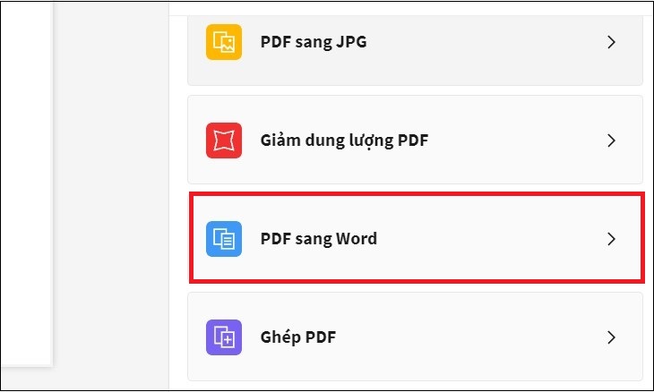 Đợi chuyển xong và tiếp tục chuyển từ PDF sang Word.