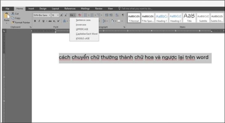 Chuyển đổi chữ hoa thành chữ thường khá mất thời gian